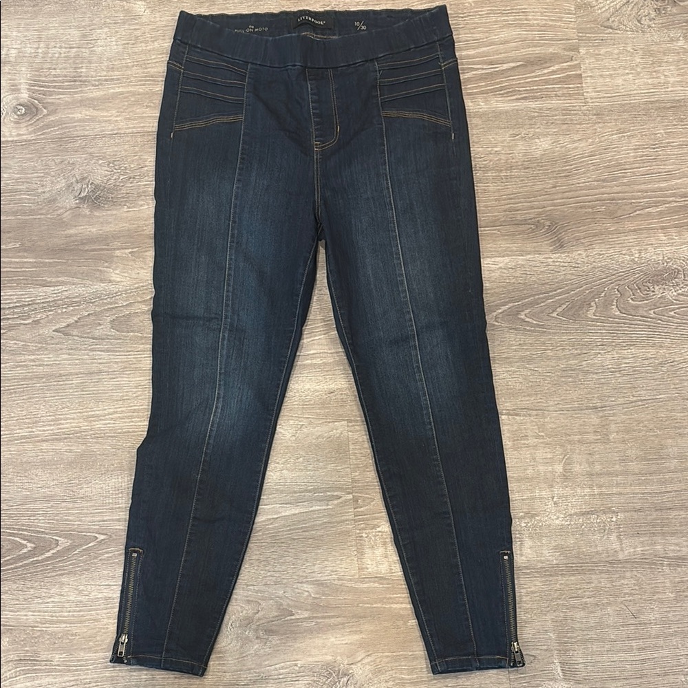 Liverpool Pull-On Moto Jeans